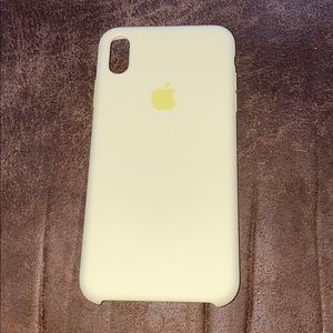 Apple Silicone IPhone XS Max Mellow Yellow